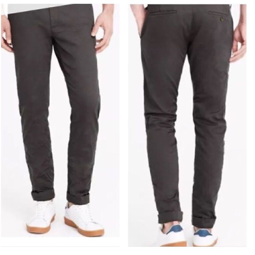 ‎J.Crew Factory Driggs charcoal jeans 32